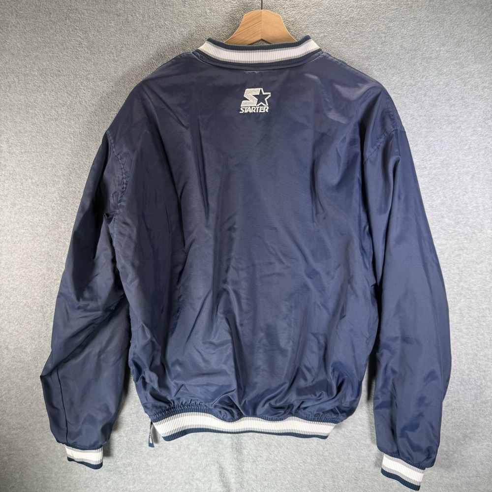 Vintage Starter Georgetown Hoyas Pullover Jacket Embroidered Small 90s - Picture 6 of 11